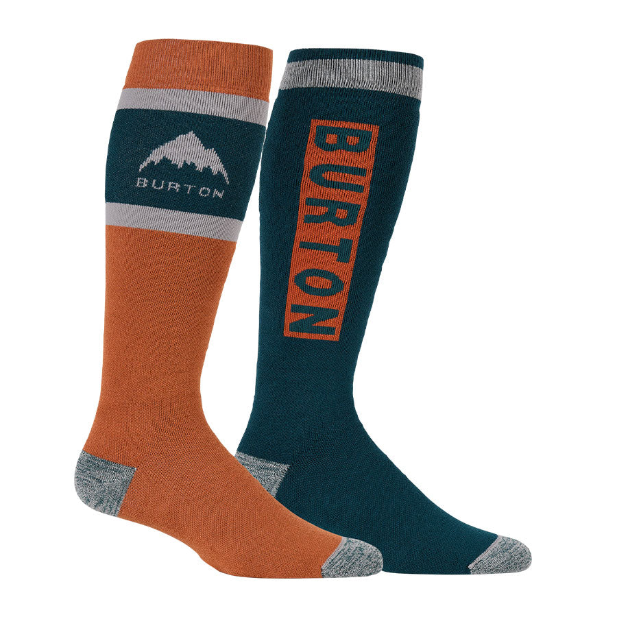 Burton Men's Weekend Midweight Socks 2-Pack Spiced Chai 2027