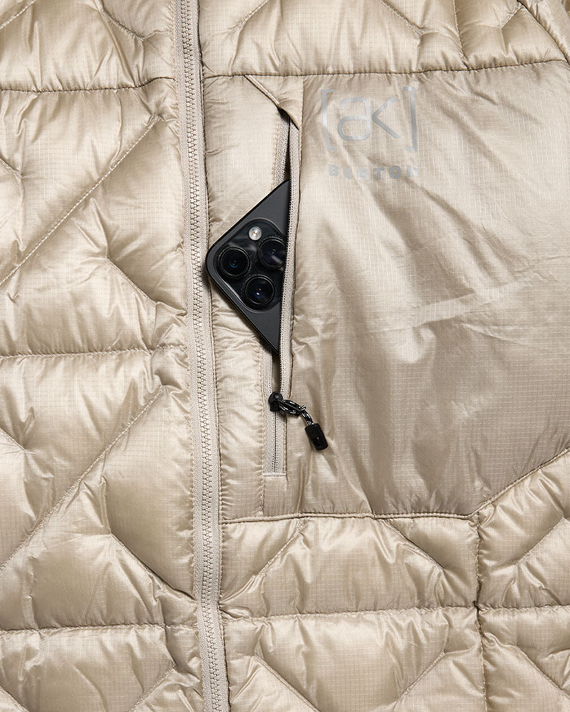 Burton Men's [ak] Baker Down Jacket Chinchilla Gray 2027