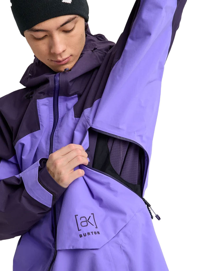 Burton Men's [ak] Cyclic Gore 2L Jacket Nightshade Purple/ Purple Volt 2027