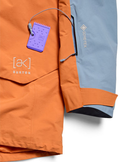 Burton Men's [ak] Cyclic Gore-Tex 2L Anorak Airstream Blue/Goldfish Orange 2027