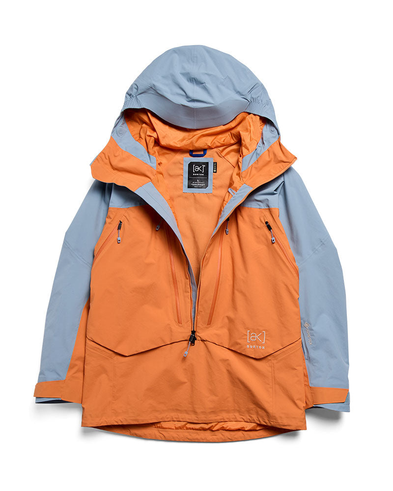 Burton Men's [ak] Cyclic Gore-Tex 2L Anorak Airstream Blue/Goldfish Orange 2027