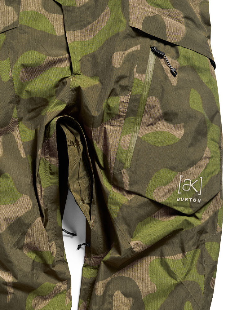 Burton Men's [ak] Cyclic Gore-Tex 2L Bib Pants Keel Camo 2027