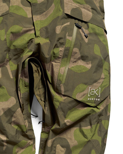 Burton Men's [ak] Cyclic Gore-Tex 2L Bib Pants Keel Camo 2027