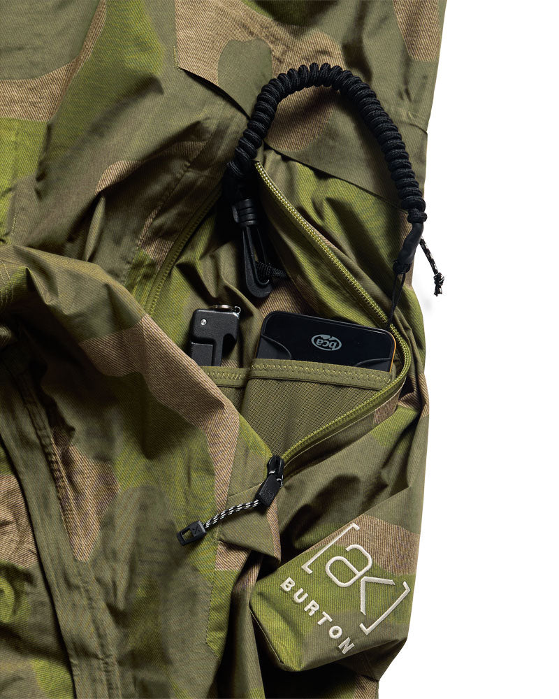 Burton Men's [ak] Cyclic Gore-Tex 2L Bib Pants Keel Camo 2027