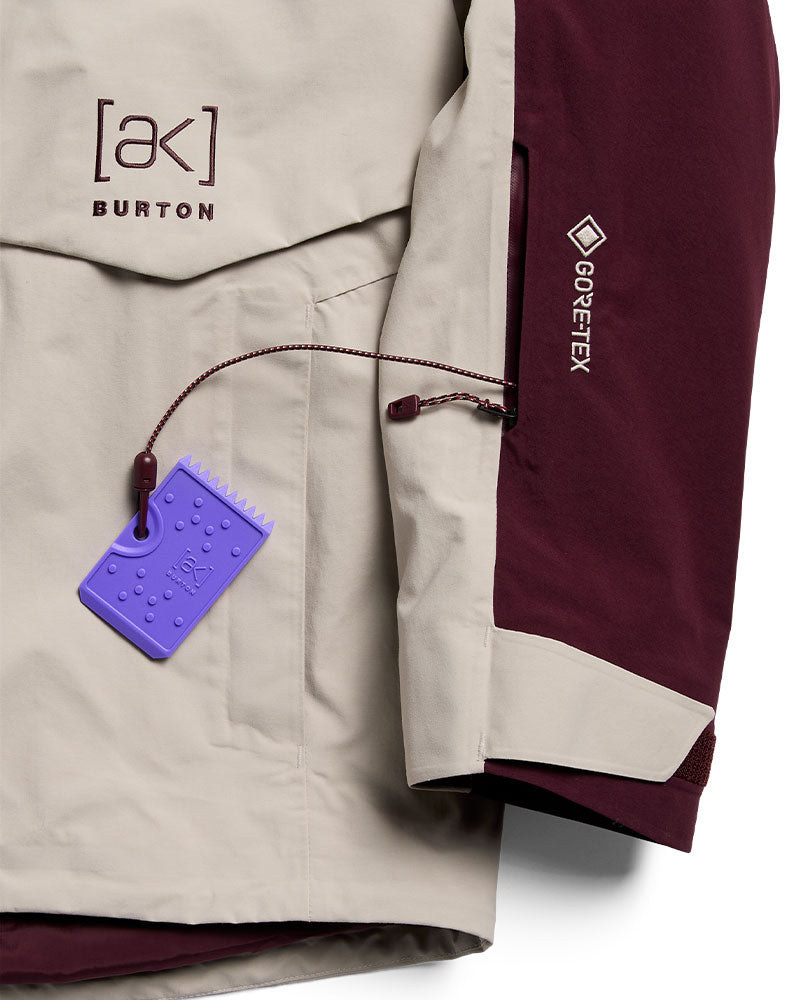 Burton Men's [ak] Cyclic Gore-Tex 2L Jacket Rum Raisin/Chinchilla Gray 2027