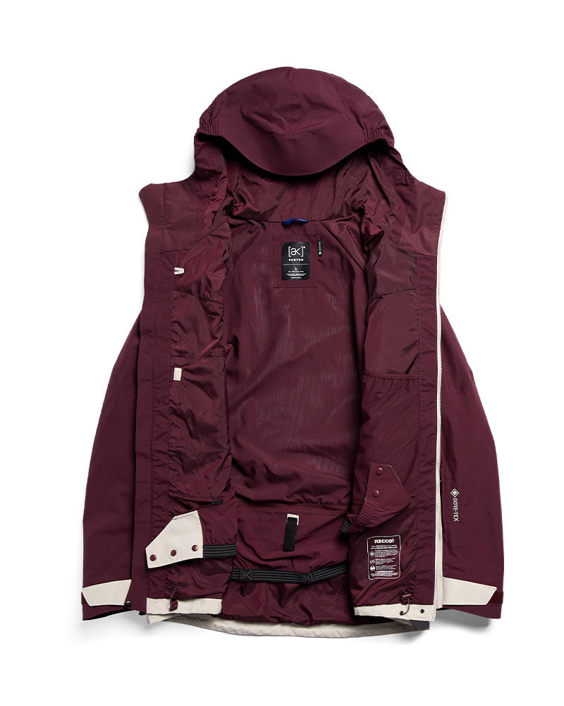 Burton Men's [ak] Cyclic Gore-Tex 2L Jacket Rum Raisin/Chinchilla Gray 2027