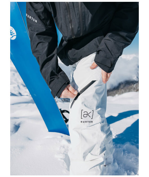 Burton Men's [ak] Cyclic Gore-Tex 2L Pant Stout White 2024