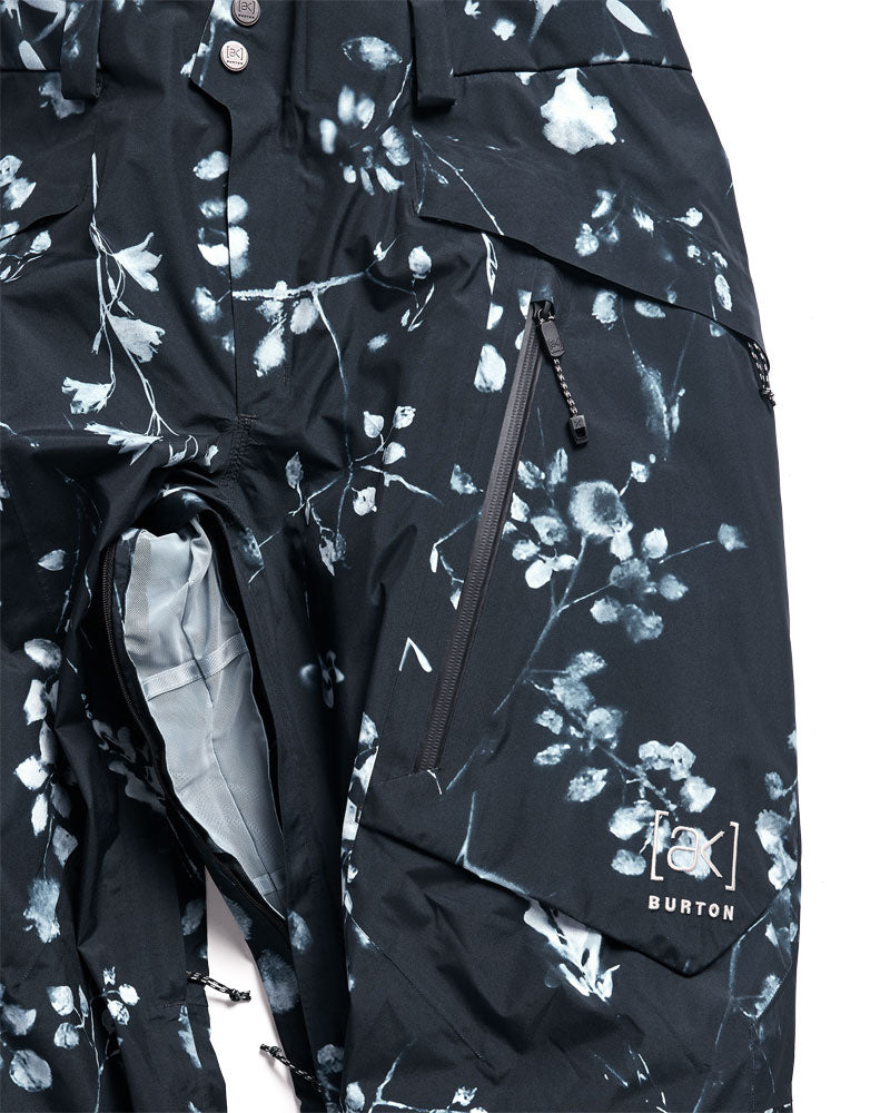 Burton Men's [ak] Cyclic Gore-Tex 2L Pants Cyanotype Floral 2027
