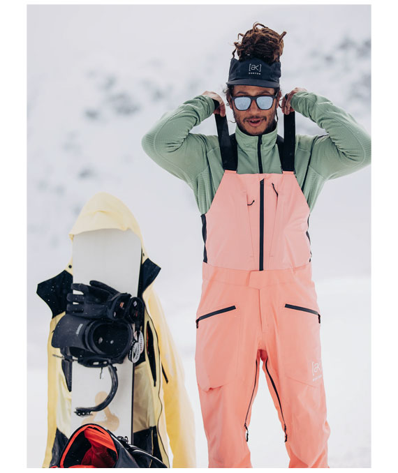 Burton Men's [ak] Freebird Gore-Tex 3L Stretch Bib Pant Reef