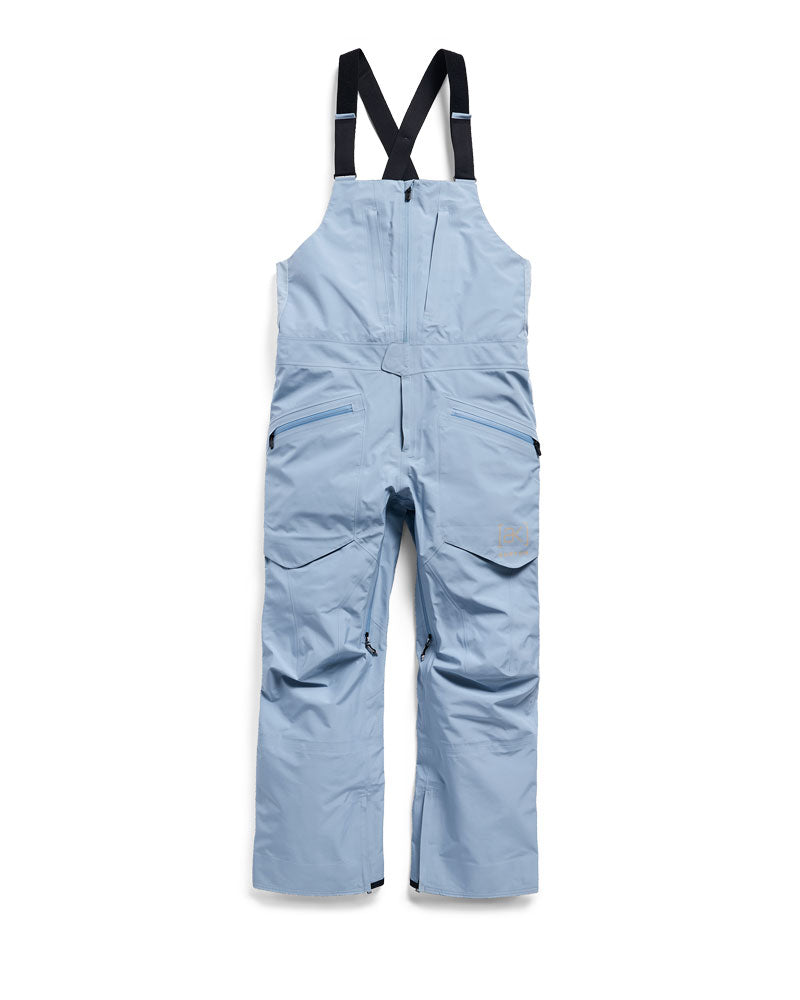 Burton Men's [ak] Freebird Gore?Tex 3L Stretch Bib Pants Airstream Blue 2027