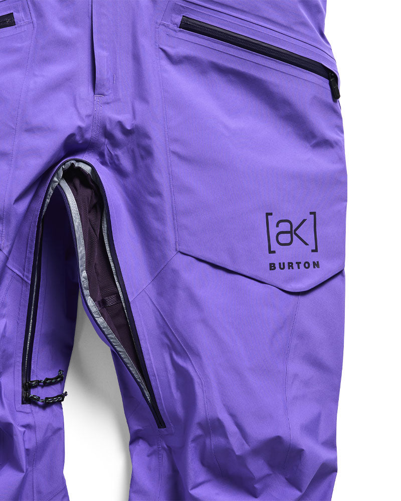 Burton Men's [ak] Freebird Gore?Tex 3L Stretch Bib Pants Purple Voltage 2027