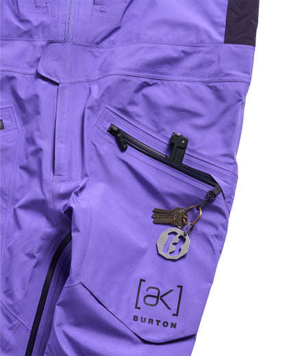 Burton Men's [ak] Freebird Gore?Tex 3L Stretch Bib Pants Purple Voltage 2027