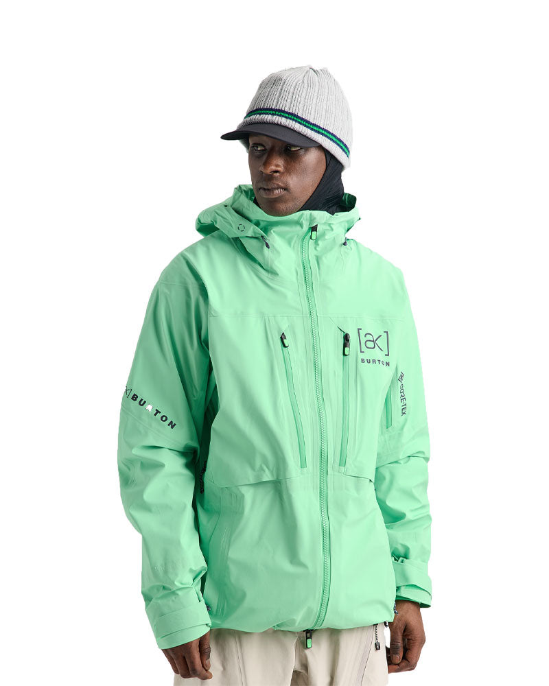 Burton Men's [ak] Hover Gore?Tex C-Knit 3L Stretch Jacket Green Voltage 2027