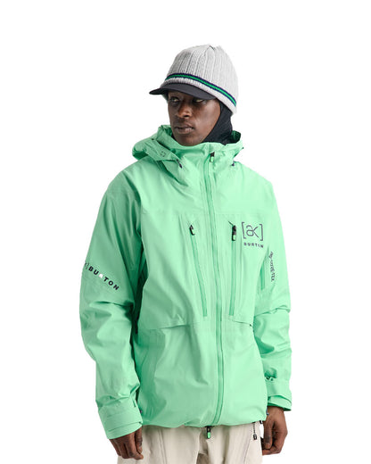 Burton Men's [ak] Hover Gore?Tex C-Knit 3L Stretch Jacket Green Voltage 2027