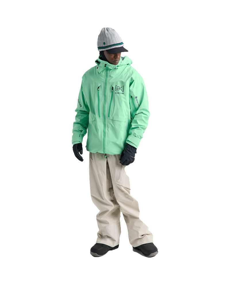 Burton Men's [ak] Hover Gore?Tex C-Knit 3L Stretch Jacket Green Voltage 2027