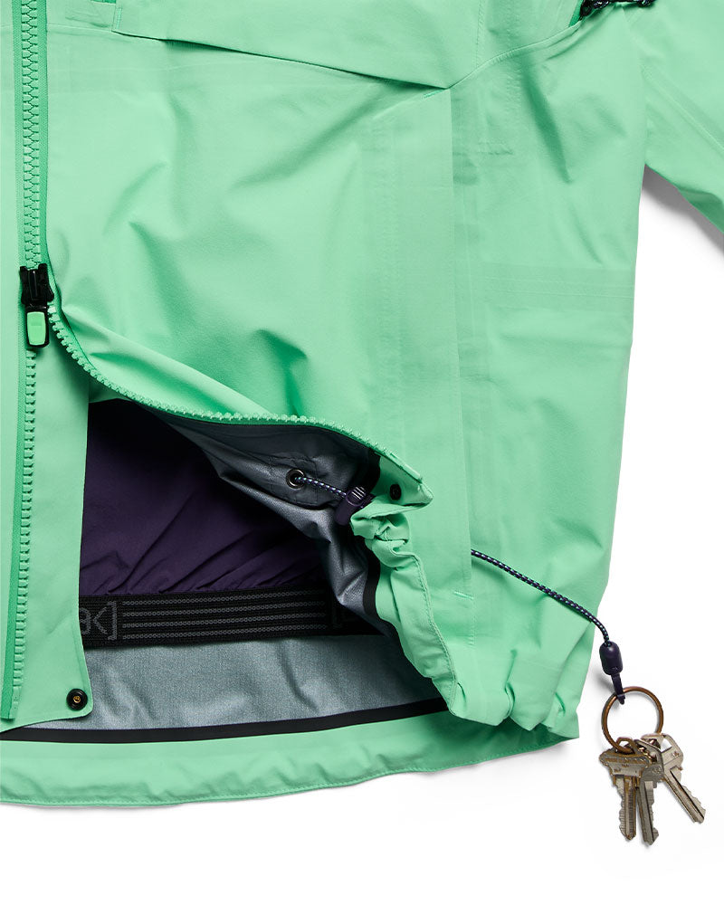 Burton Men's [ak] Hover Gore?Tex C-Knit 3L Stretch Jacket Green Voltage 2027
