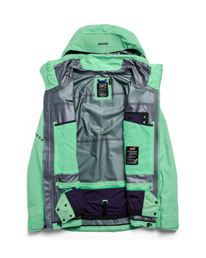 Burton Men's [ak] Hover Gore?Tex C-Knit 3L Stretch Jacket Green Voltage 2027