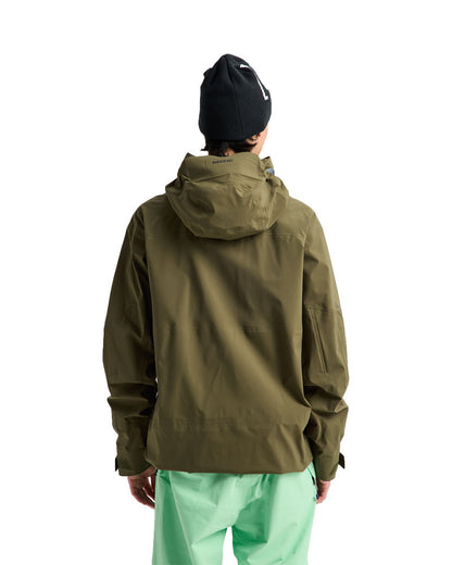 Burton Men's [ak] Hover Gore?Tex C-Knit 3L Stretch Jacket Dried Moss 2027