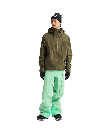 Burton Men's [ak] Hover Gore?Tex C-Knit 3L Stretch Jacket Dried Moss 2027