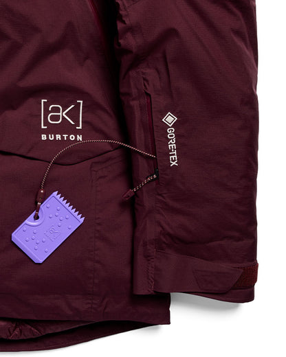 Burton Men's [ak] Swash Down Insulated Gore-Tex 2L Jacket Rum Raisin 2027