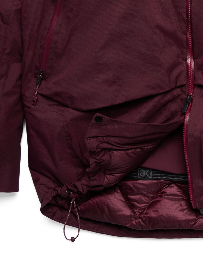 Burton Men's [ak] Swash Down Insulated Gore-Tex 2L Jacket Rum Raisin 2027