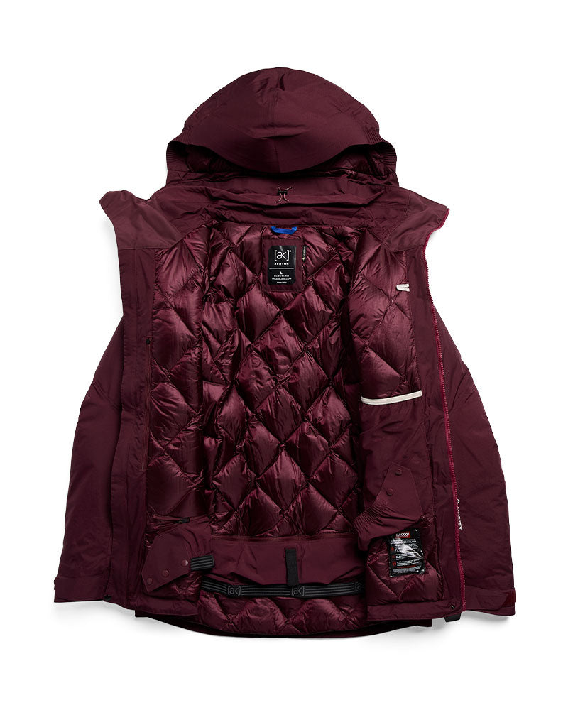 Burton Men's [ak] Swash Down Insulated Gore-Tex 2L Jacket Rum Raisin 2027