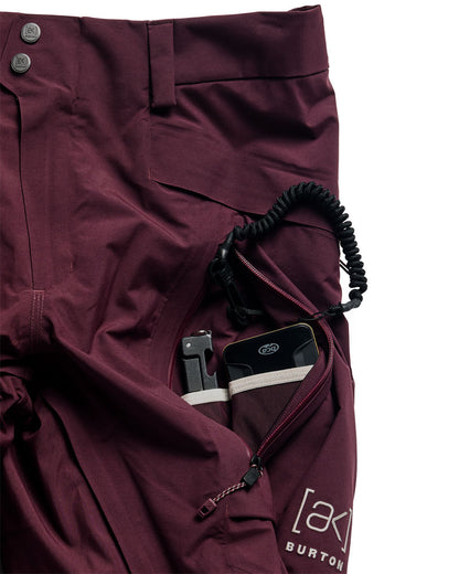 Burton Men's [ak] Swash Insulated Gore-Tex 2L Pants Rum Raisin 2027