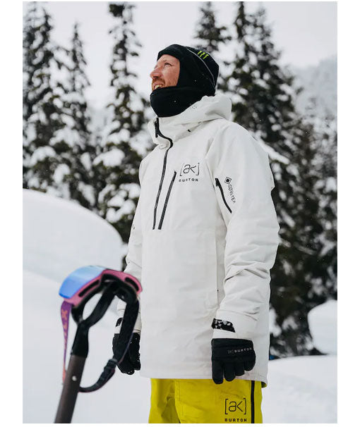 Burton Men's [ak] Velocity Gore-Tex 2L Anorak Jacket Stout White 2024