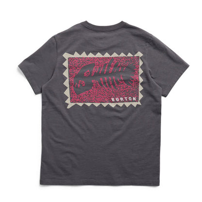 Burton Throwback 1992 Short Sleeve T-Shirt Gotham Gray 2027