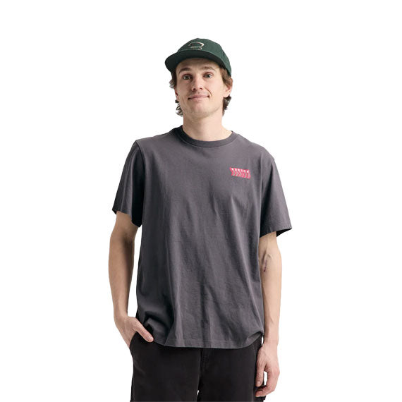 Burton Throwback 1992 Short Sleeve T-Shirt Gotham Gray 2027