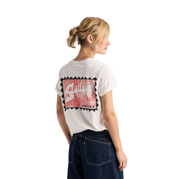 Burton Throwback 1992 Short Sleeve T-Shirt Stout White 2027