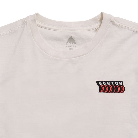 Burton Throwback 1992 Short Sleeve T-Shirt Stout White 2027