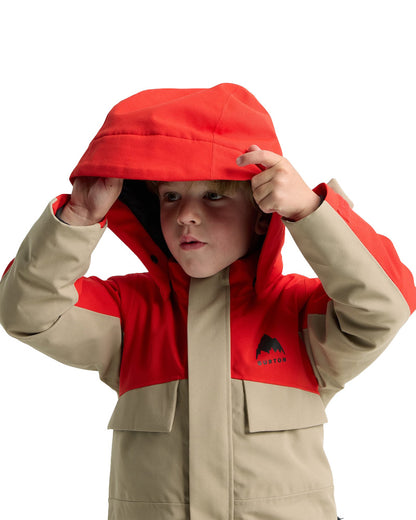 Burton Toddlers' 2L One Piece Flame Scarlet/Summit Taupe 2026