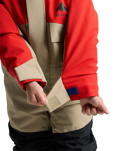 Burton Toddlers' 2L One Piece Flame Scarlet/Summit Taupe 2026