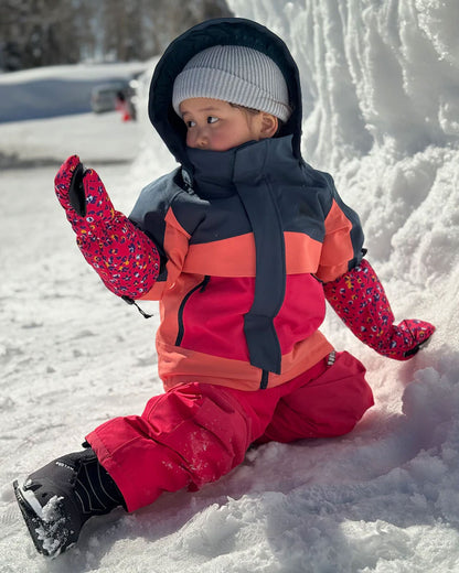 Burton Toddlers' Ascutney 2L Jkt Deep Emerald/Peach/Azalea Pink 2026