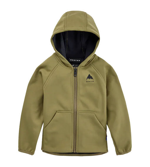 Burton Toddlers' Crown Weatherproof Full-Zip Fleece Martini Olive 2024
