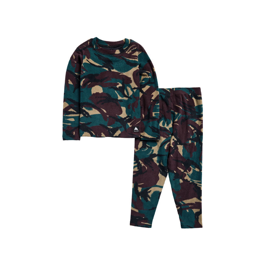 Burton Toddlers' Fleece Base Layer Set Seersucker Camo 2027