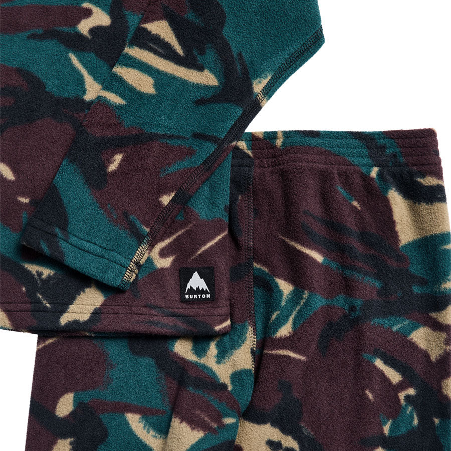 Burton Toddlers' Fleece Base Layer Set Seersucker Camo 2027