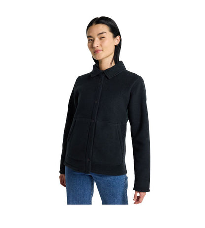 Burton Women's Cinder Fleece Snap Shirt True Black 2026