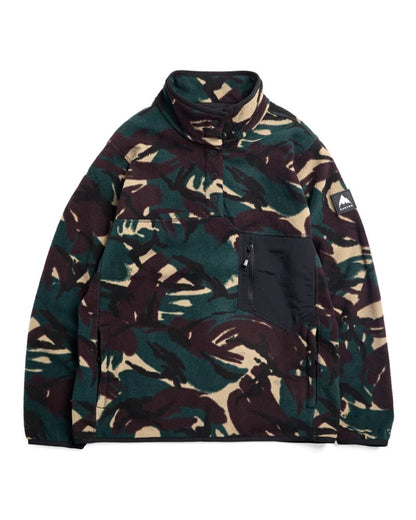 Burton Women's Cinder Pullover Fleece Seersucker Camo 2027