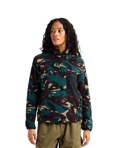 Burton Women's Cinder Pullover Fleece Seersucker Camo 2027