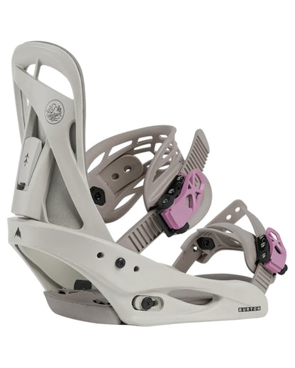 Burton Women's Citizen Re:Flex Snowboard Bindings Chinchilla Gray 2027