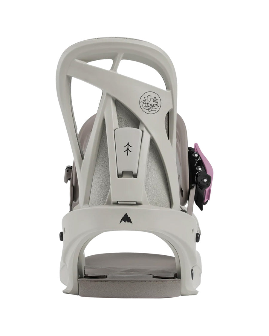 Burton Women's Citizen Re:Flex Snowboard Bindings Chinchilla Gray 2027