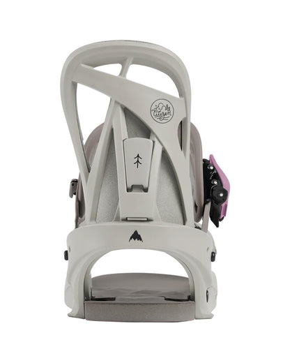 Burton Women's Citizen Re:Flex Snowboard Bindings Chinchilla Gray 2027