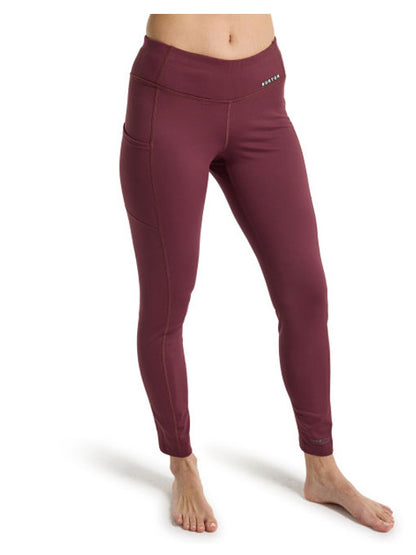 Burton Women's Heavyweight X Base Layer Pant Almandine 2024
