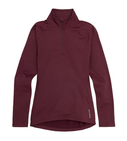 Burton Women's Heavyweight X Base Layer Quarter-Zip Almandine 2024