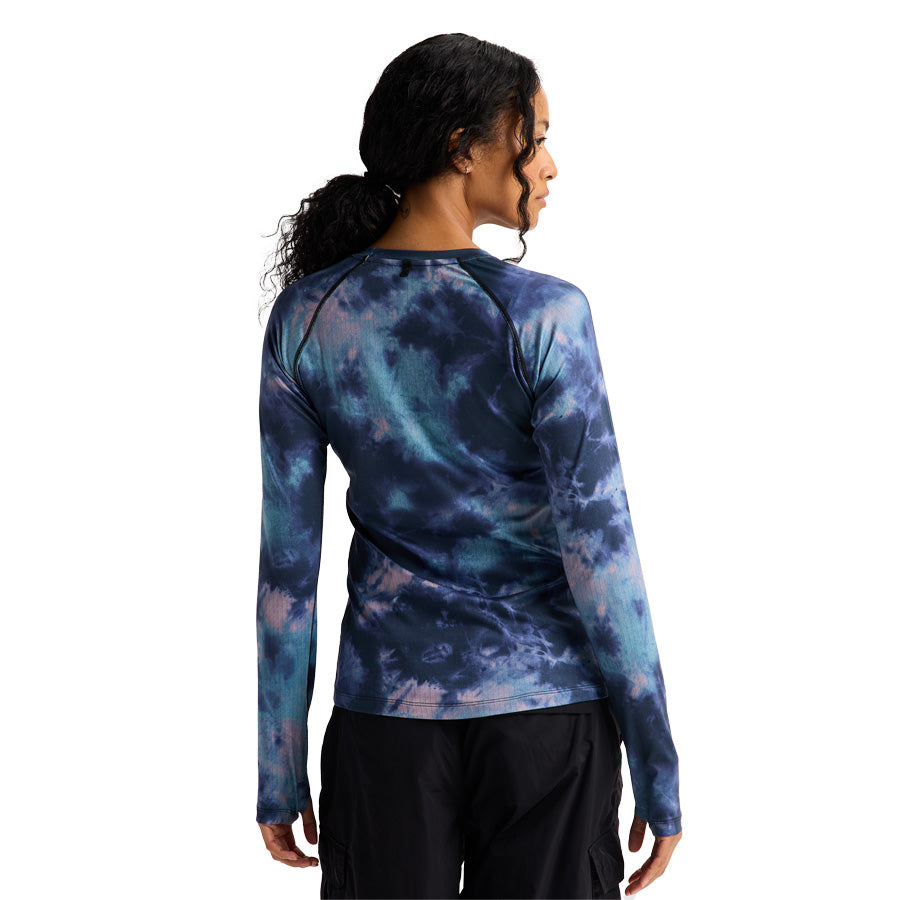 Burton Women's Lightweight Base Layer Crewneck Crystal Dye 2027