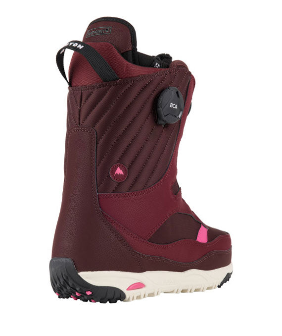 Burton Women's Limelight BOA Boot Almandine/Stout White 2024