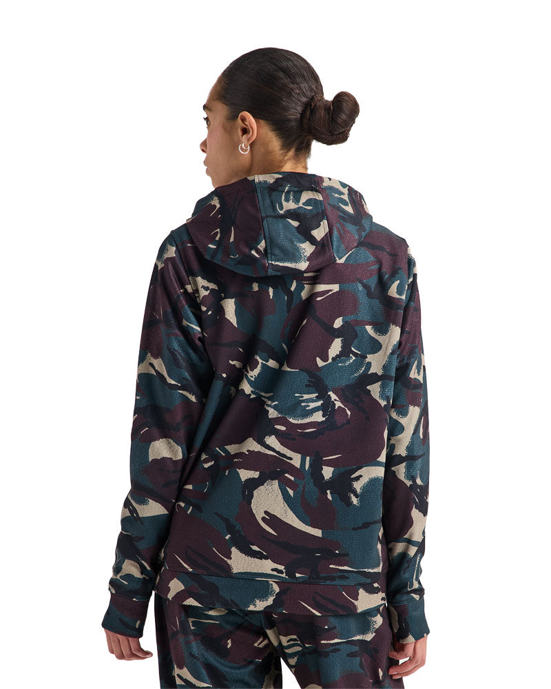Burton Women's Oak Pullover Hoodie Seersucker Camo 2027