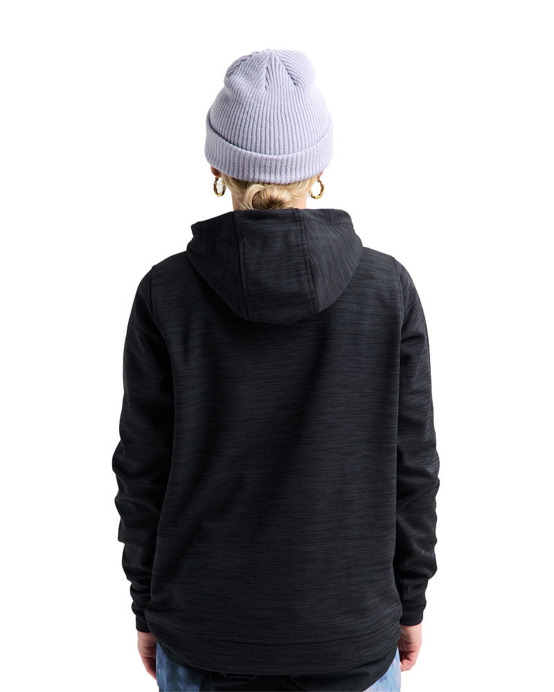 Burton Women's Oak Pullover Hoodie True Black Heather 2027